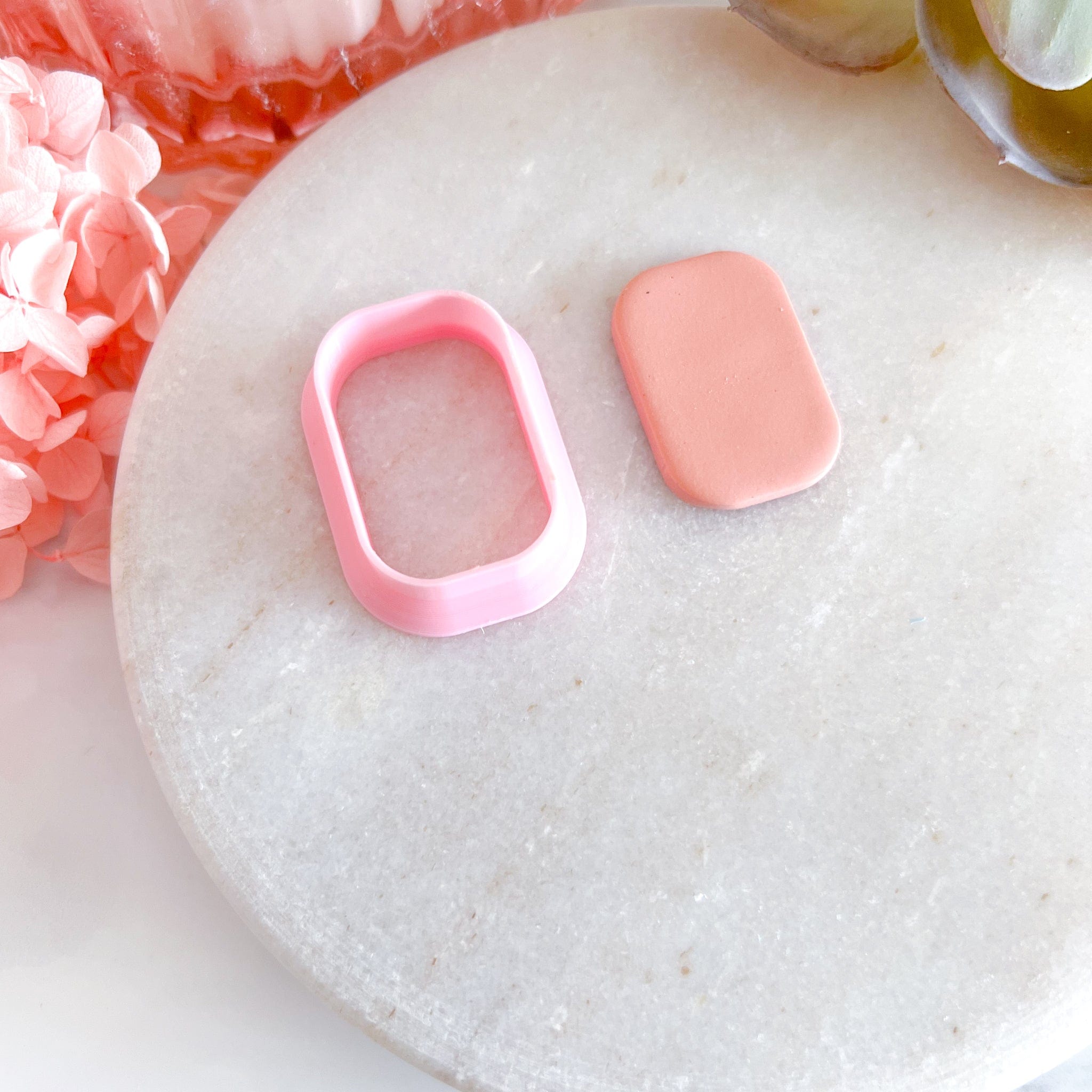 kitandco.com.au Cutter Rounded Rectangle Dangle - Clay Cutter