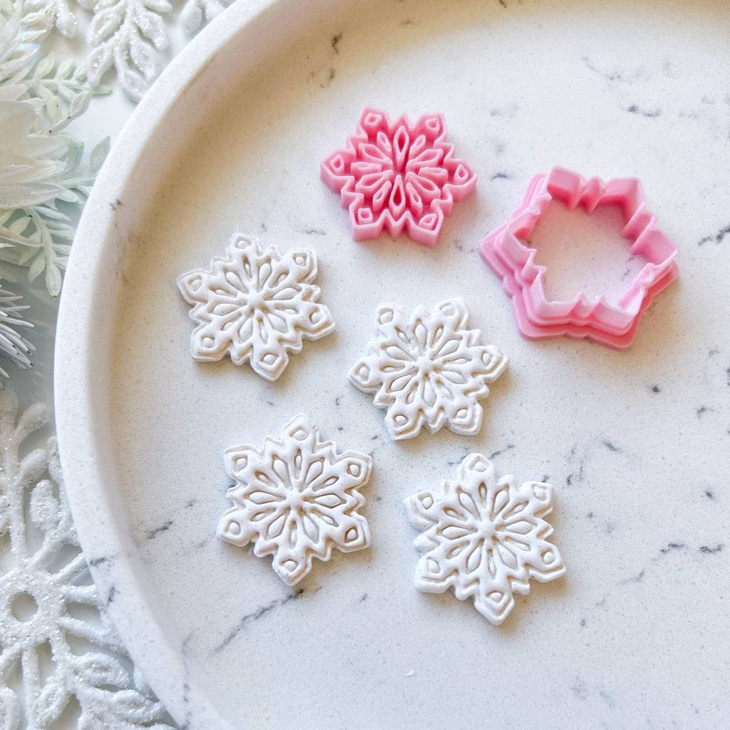 kitandco.com.au Cutter "Snowflake" - Clay Cutter & Stamp