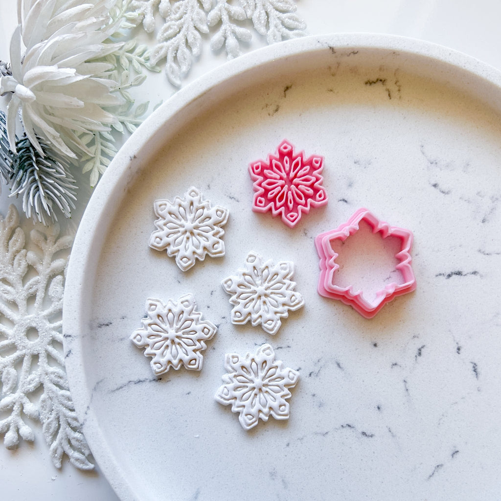 kitandco.com.au Cutter "Snowflake" - Clay Cutter & Stamp