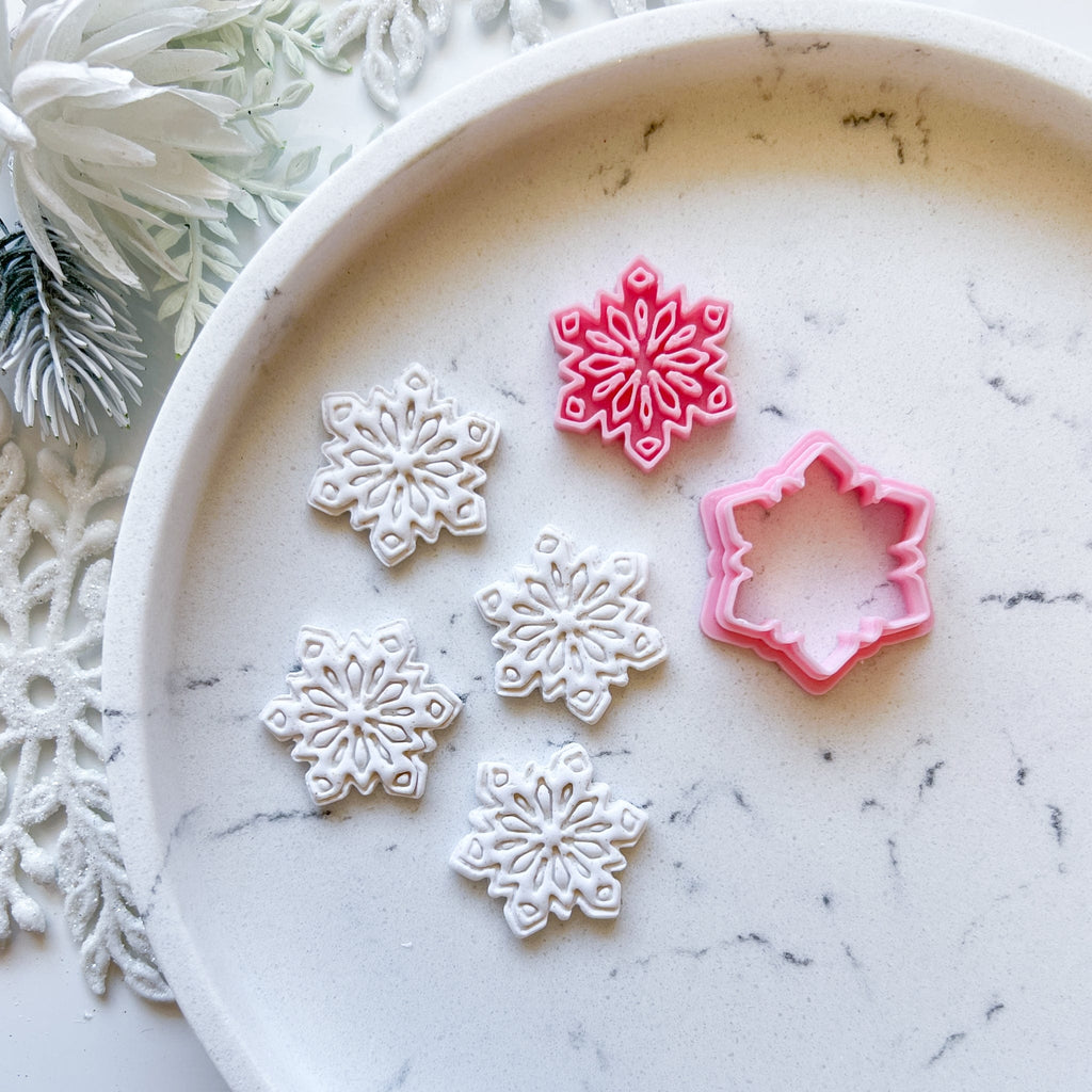 kitandco.com.au Cutter "Snowflake" - Clay Cutter & Stamp