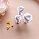 kitandco.com.au Cutter Triangle Push Cutter Set (3 pcs)