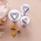 kitandco.com.au Cutter Triangle Push Cutter Set (3 pcs)