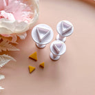 kitandco.com.au Cutter Triangle Push Cutter Set (3 pcs)