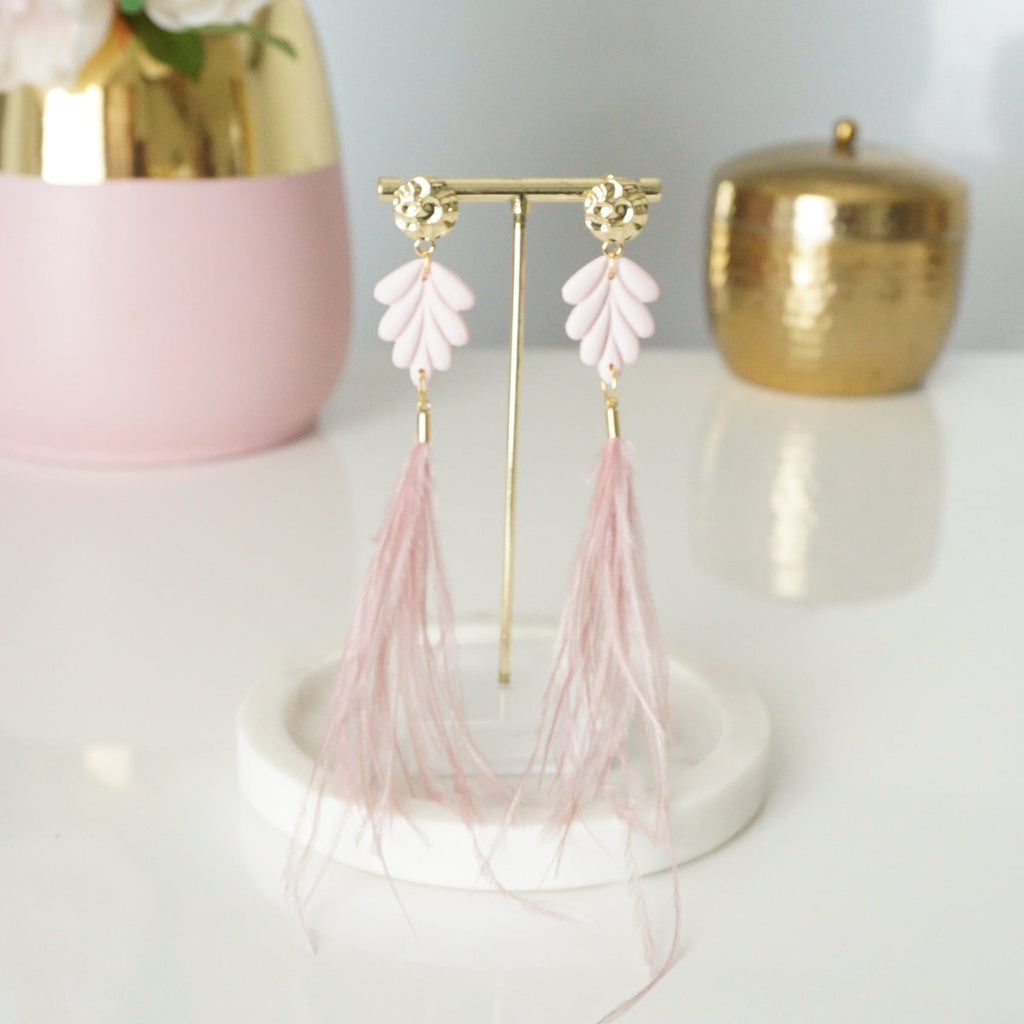 kitandco.com.au Earrings "Carina" - Pastel Pink