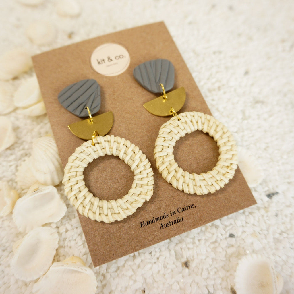 kitandco.com.au Earrings "Eden" - Stone