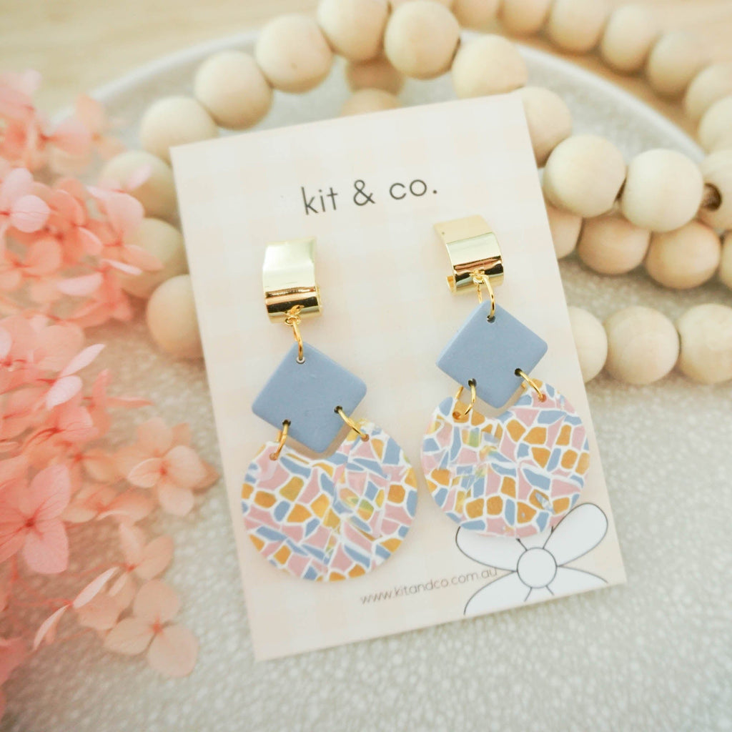 kitandco.com.au Earrings "Jenni" - Summer Pastels '21