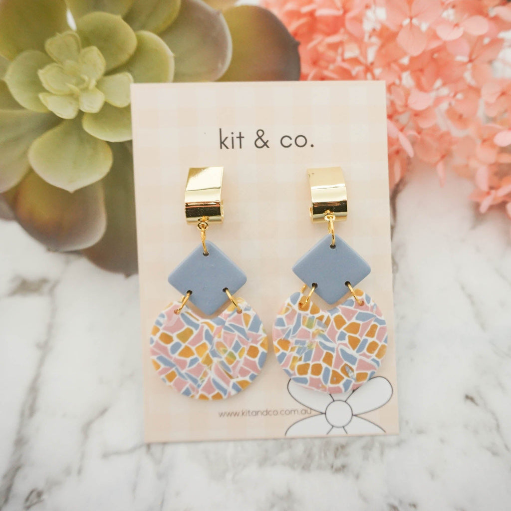 kitandco.com.au Earrings "Jenni" - Summer Pastels '21