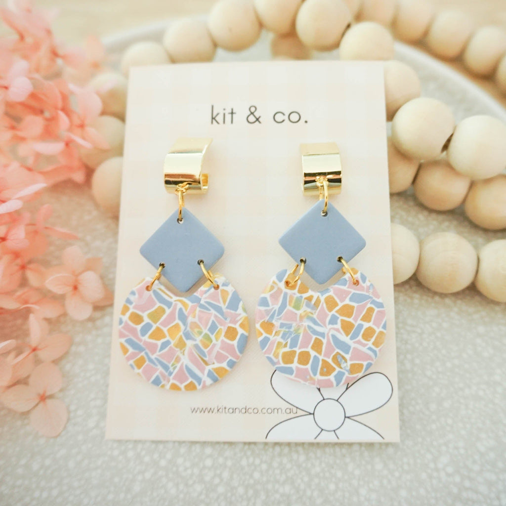 kitandco.com.au Earrings "Jenni" - Summer Pastels '21