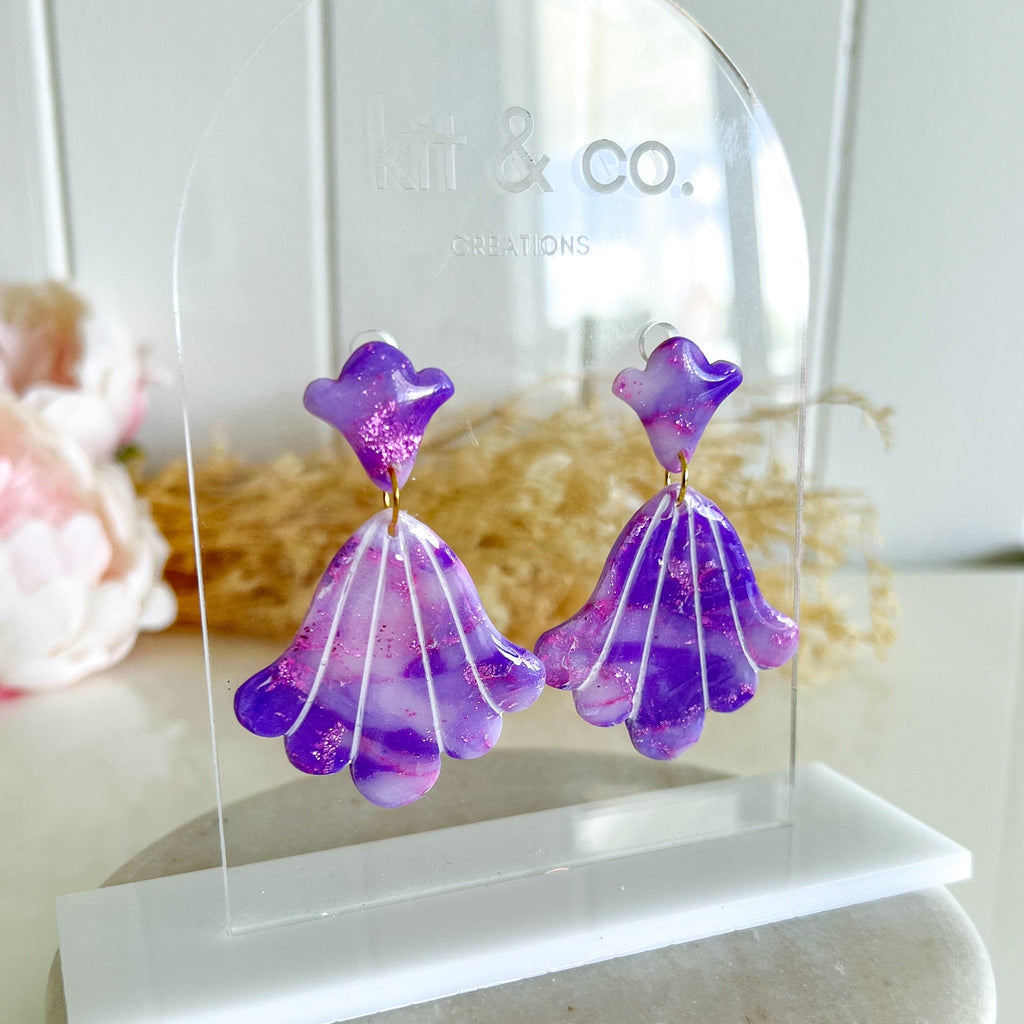 kitandco.com.au Earrings "Lavender" Style #6