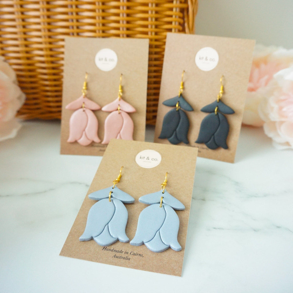 kitandco.com.au Earrings "Rose Dangle"