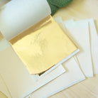 kitandco.com.au Foil Metallic Leaf Foil - Champagne Gold (20 pcs)