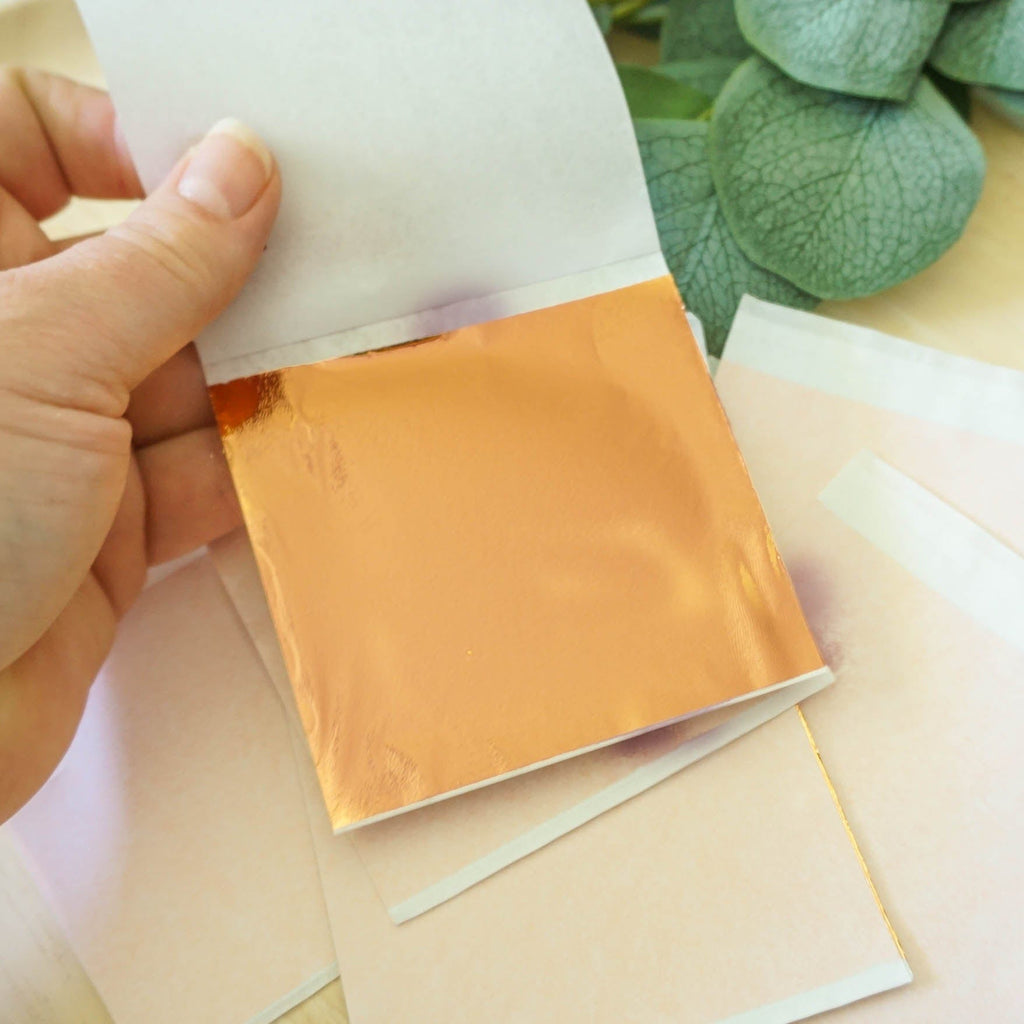 kitandco.com.au Foil Metallic Leaf Foil - Copper (20 pcs)