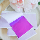 kitandco.com.au Foil Metallic Leaf Foil - Purple (20 pcs)