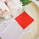 kitandco.com.au Foil Metallic Leaf Foil - Red (20 pcs)