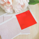 kitandco.com.au Foil Metallic Leaf Foil - Red (20 pcs)