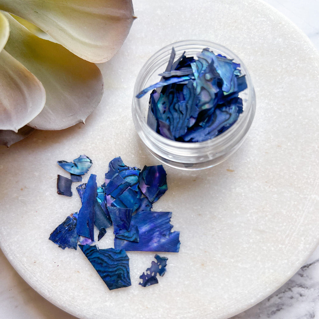 kitandco.com.au Foil Mother of Pearl Chips - Blue
