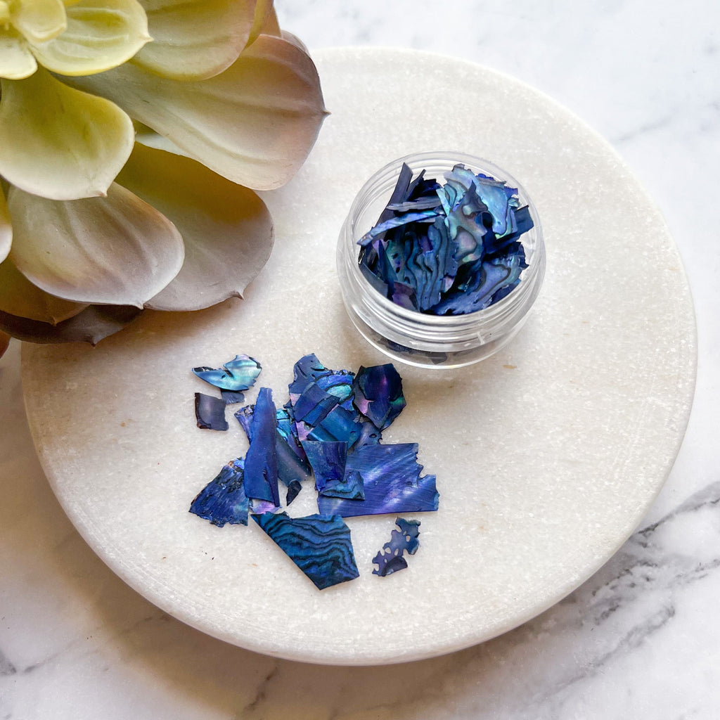 kitandco.com.au Foil Mother of Pearl Chips - Blue