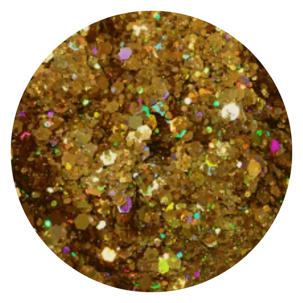 kitandco.com.au Glitter Antique Gold - Holographic Chunky Glitter 20g
