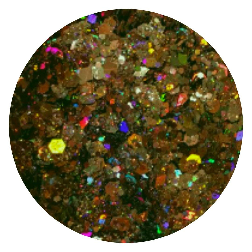 kitandco.com.au Glitter Brown - Holographic Chunky Glitter 20g
