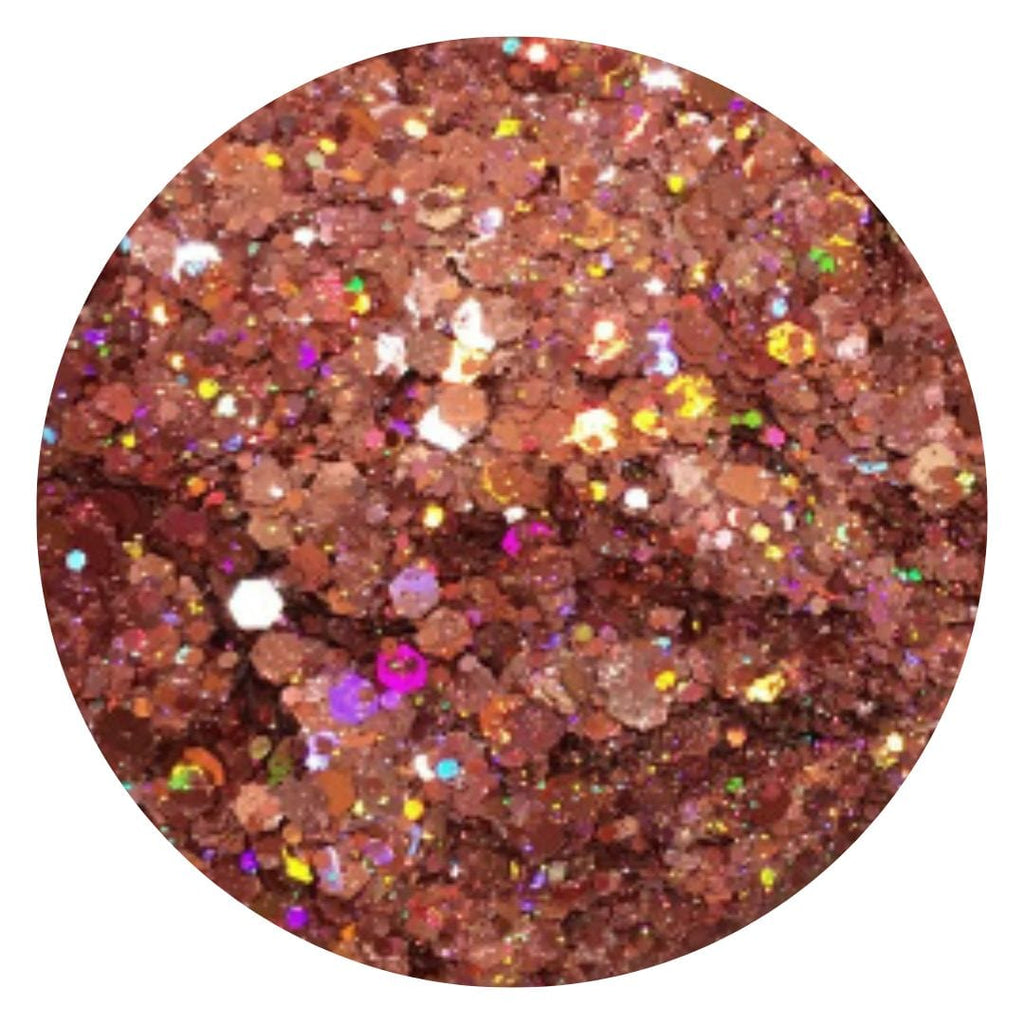 kitandco.com.au Glitter Dusty Pink - Holographic Chunky Glitter 20g