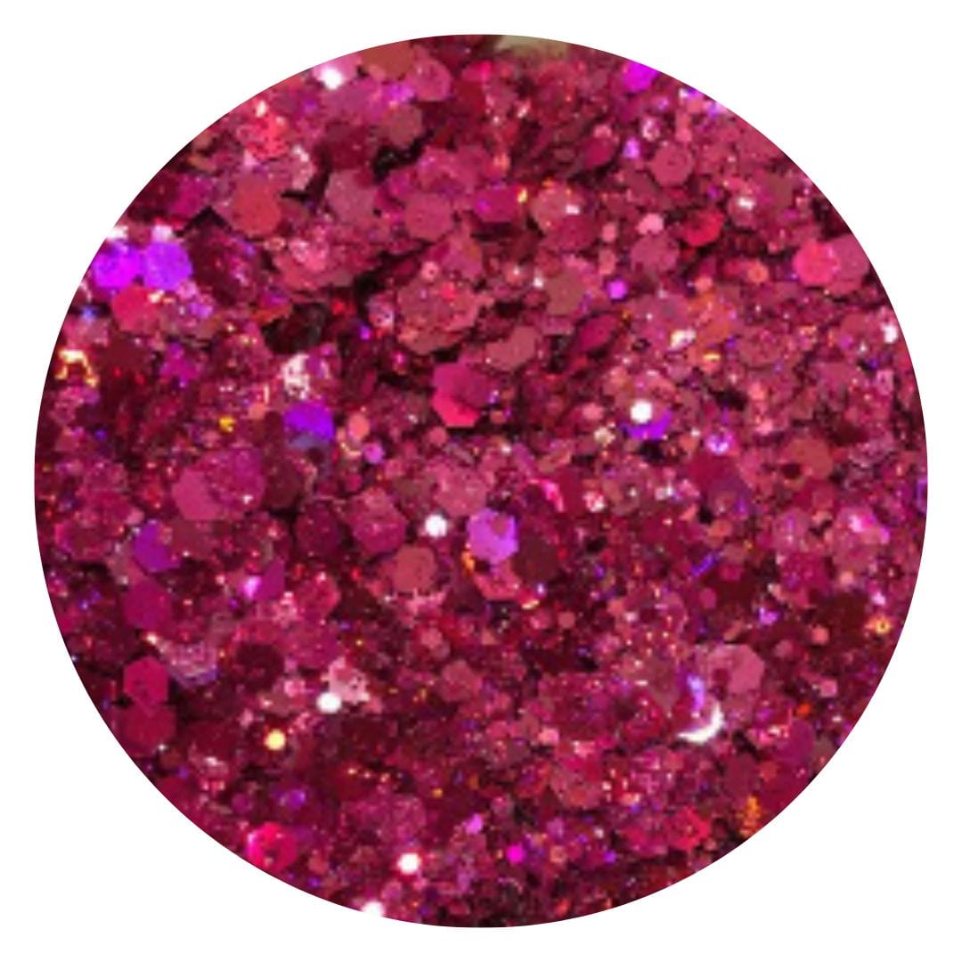 kitandco.com.au Glitter Fuscia - Holographic Chunky Glitter 20g