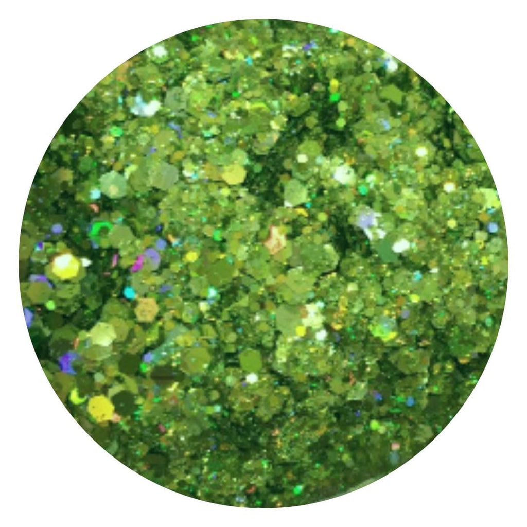 kitandco.com.au Glitter Lime - Holographic Chunky Glitter 20g