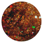 kitandco.com.au Glitter Rust Orange- Holographic Chunky Glitter 20g