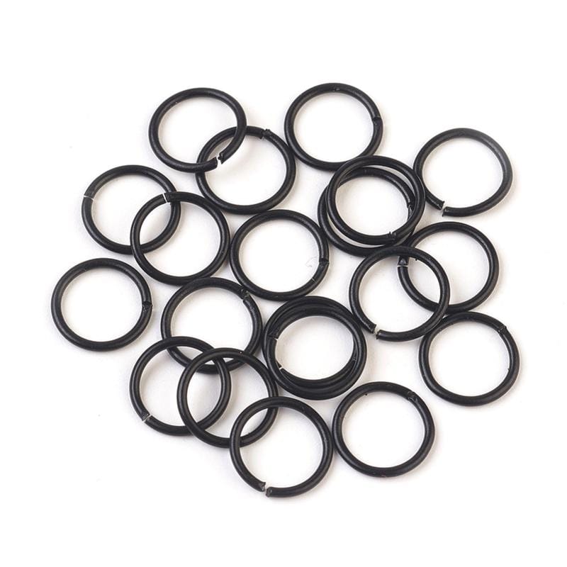 kitandco.com.au Jump Rings - Black 200 pcs