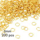kitandco.com.au Jump Rings - Gold 200 pcs