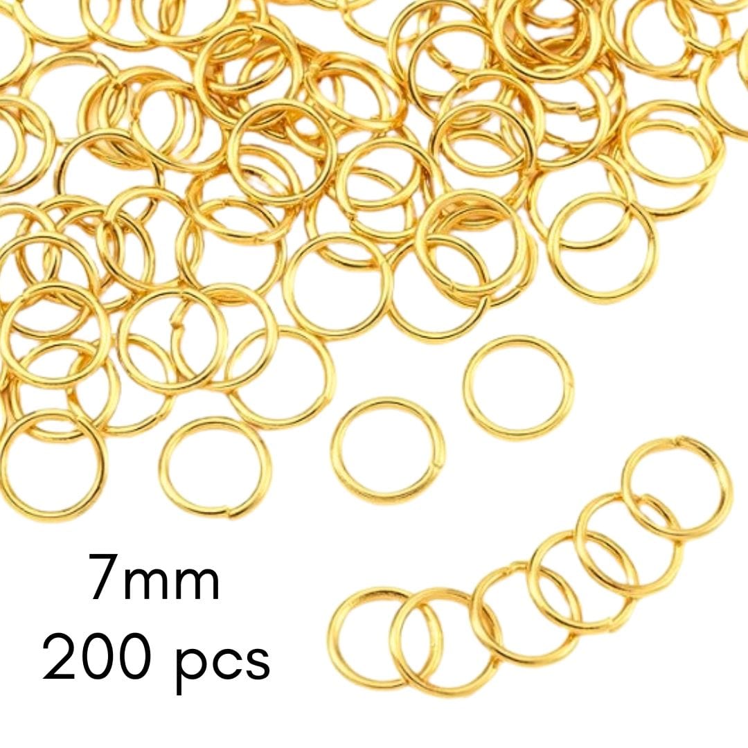 kitandco.com.au Jump Rings - Gold 200 pcs