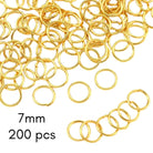 kitandco.com.au Jump Rings - Gold 200 pcs