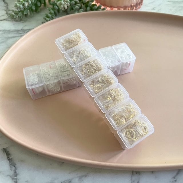 kitandco.com.au Jump Rings -  Mixed Size Set