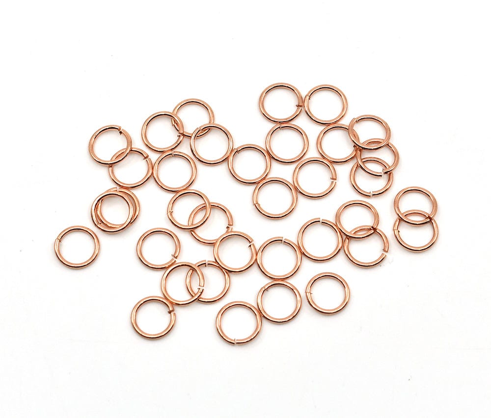 kitandco.com.au Jump Rings - Rose Gold 200 pcs