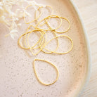 kitandco.com.au Gold Large Teardrop Connector (50 pcs) Choose Colour