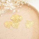 kitandco.com.au Monstera Leaf Brass - 10 pcs
