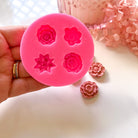kitandco.com.au Mould "Four Flowers" - Silicone Mould