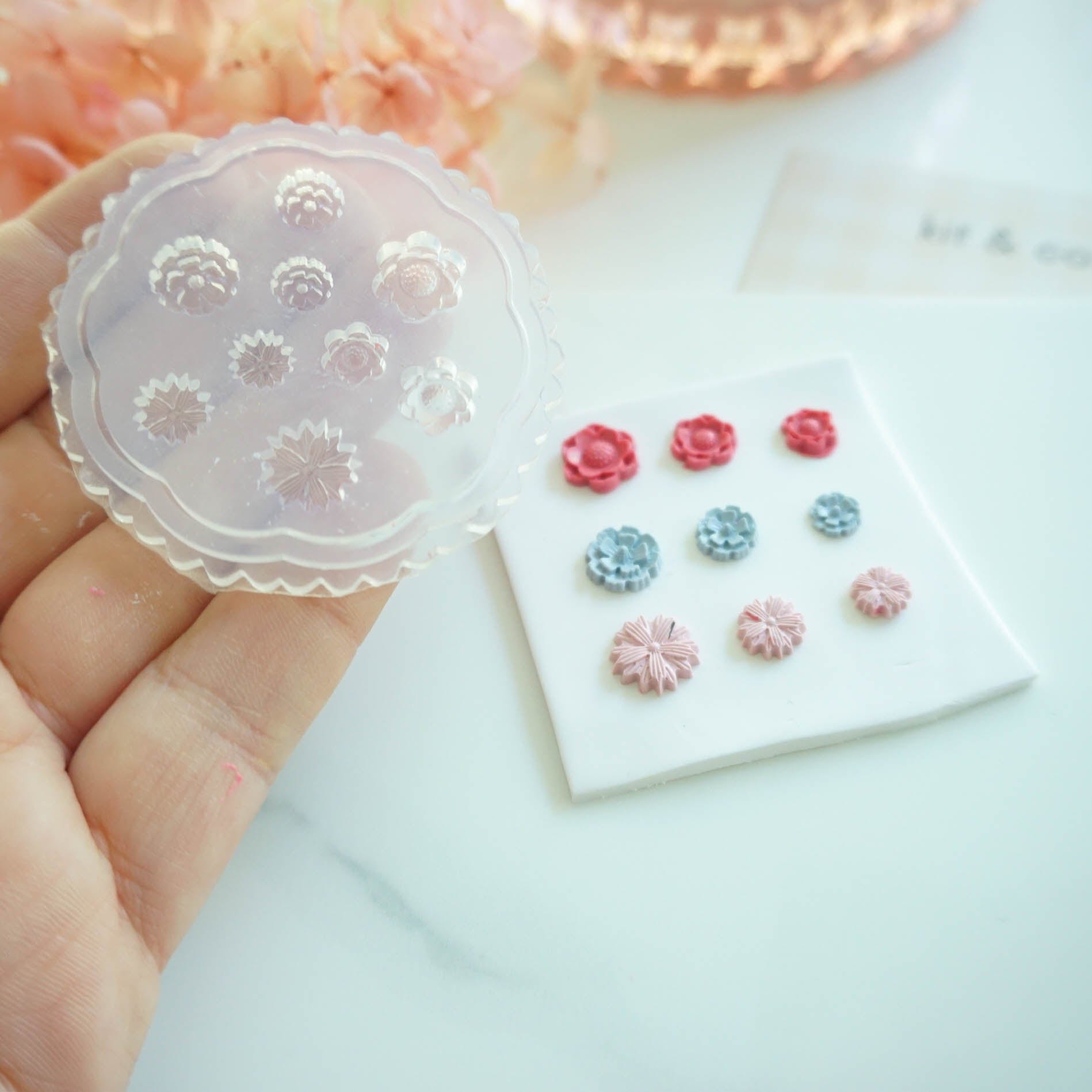 kitandco.com.au Mould "Micro Flowers #3" - Silicone Mould