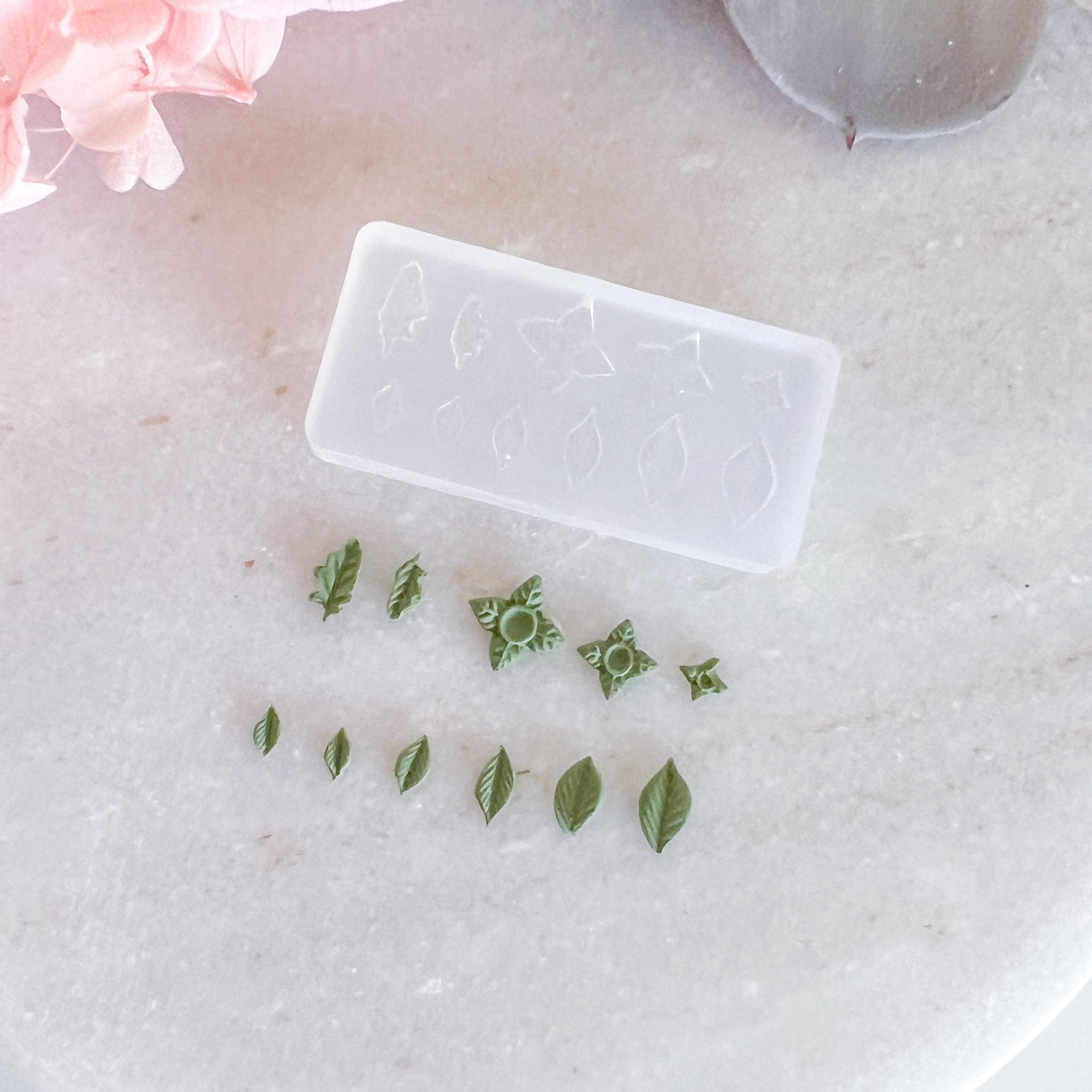 kitandco.com.au Mould "Micro Leaf" #1 - Silicone Mould
