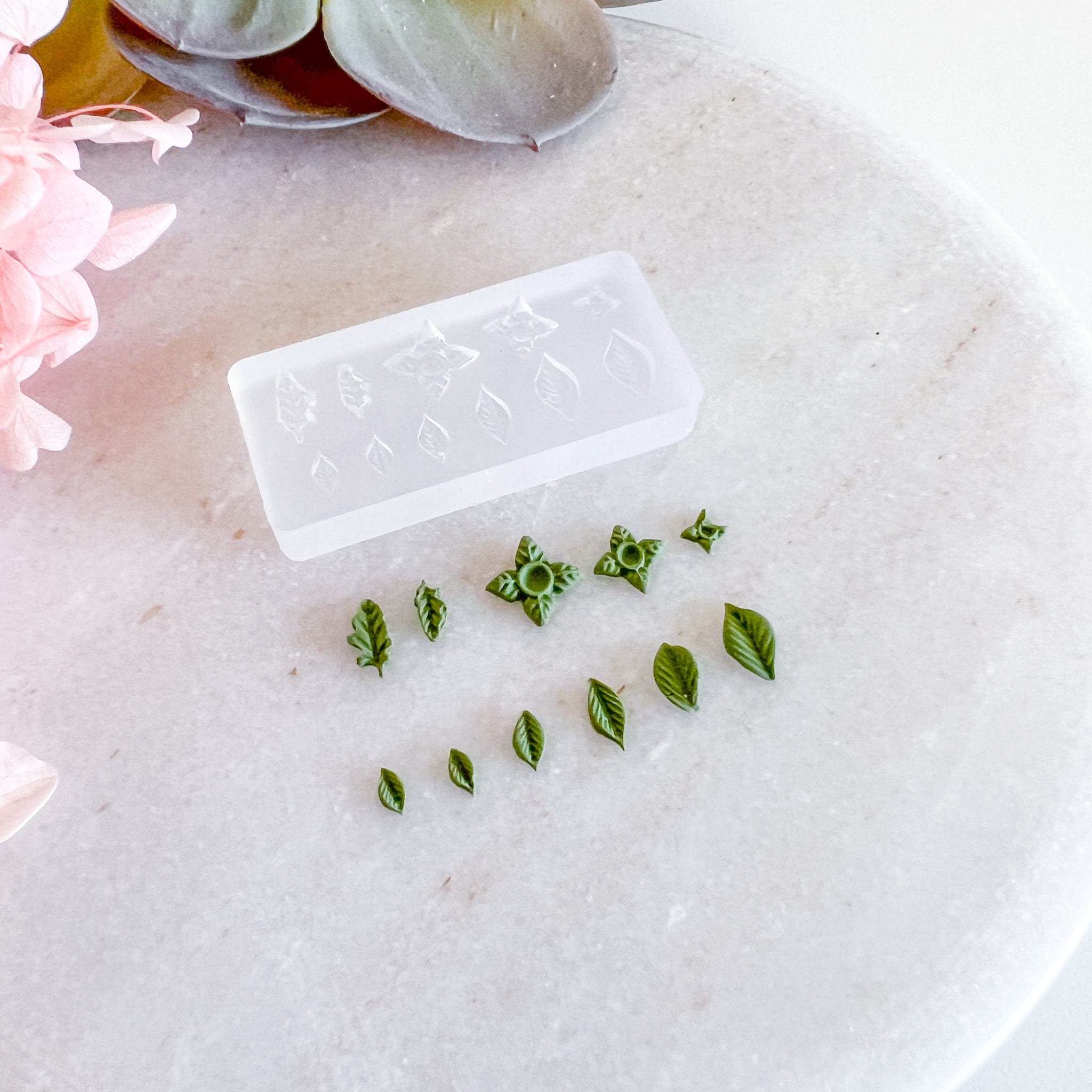 kitandco.com.au Mould "Micro Leaf" #1 - Silicone Mould