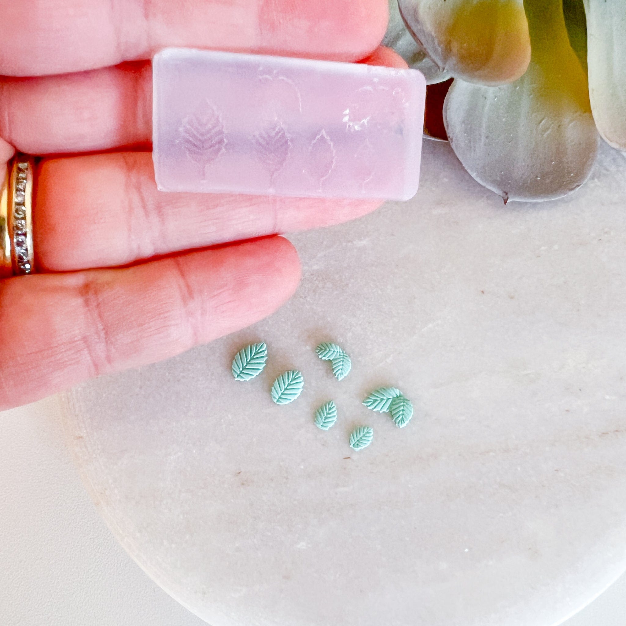kitandco.com.au Mould "Micro Leaf" #2 - Silicone Mould