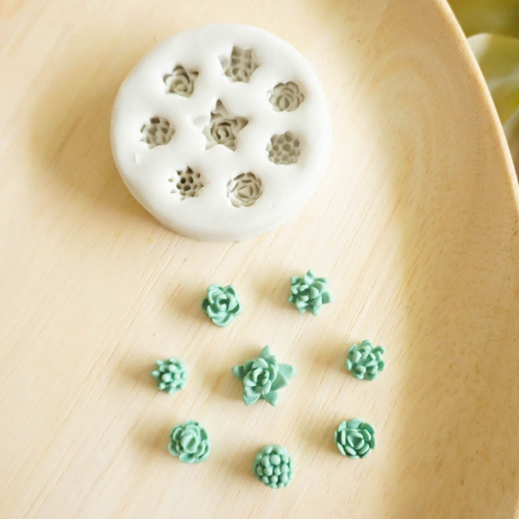 kitandco.com.au Mould "Mini Succulents" - Silicone Mould