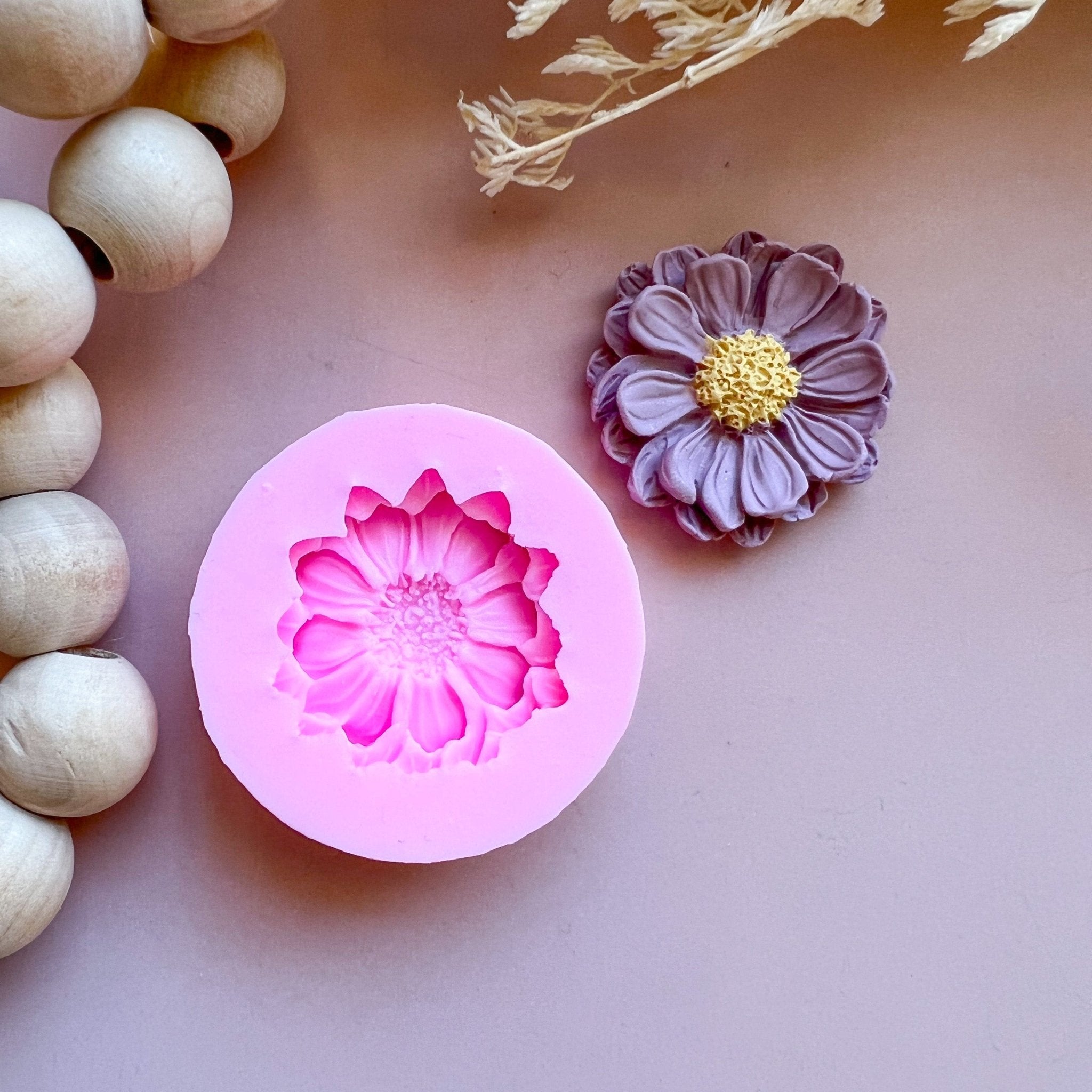 "Zinnia" - Silicone Mould - Kit & Co.Mould