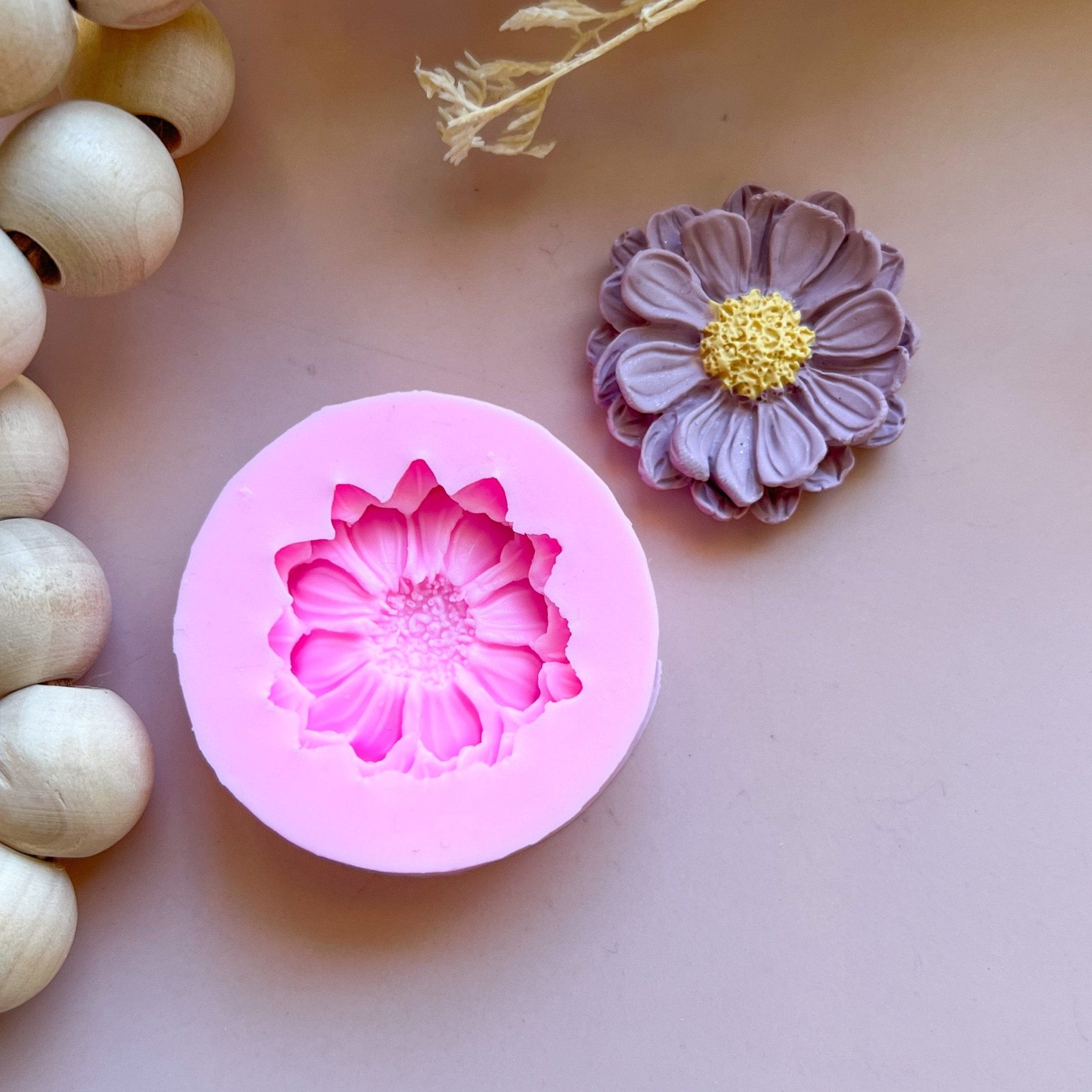"Zinnia" - Silicone Mould - Kit & Co.Mould