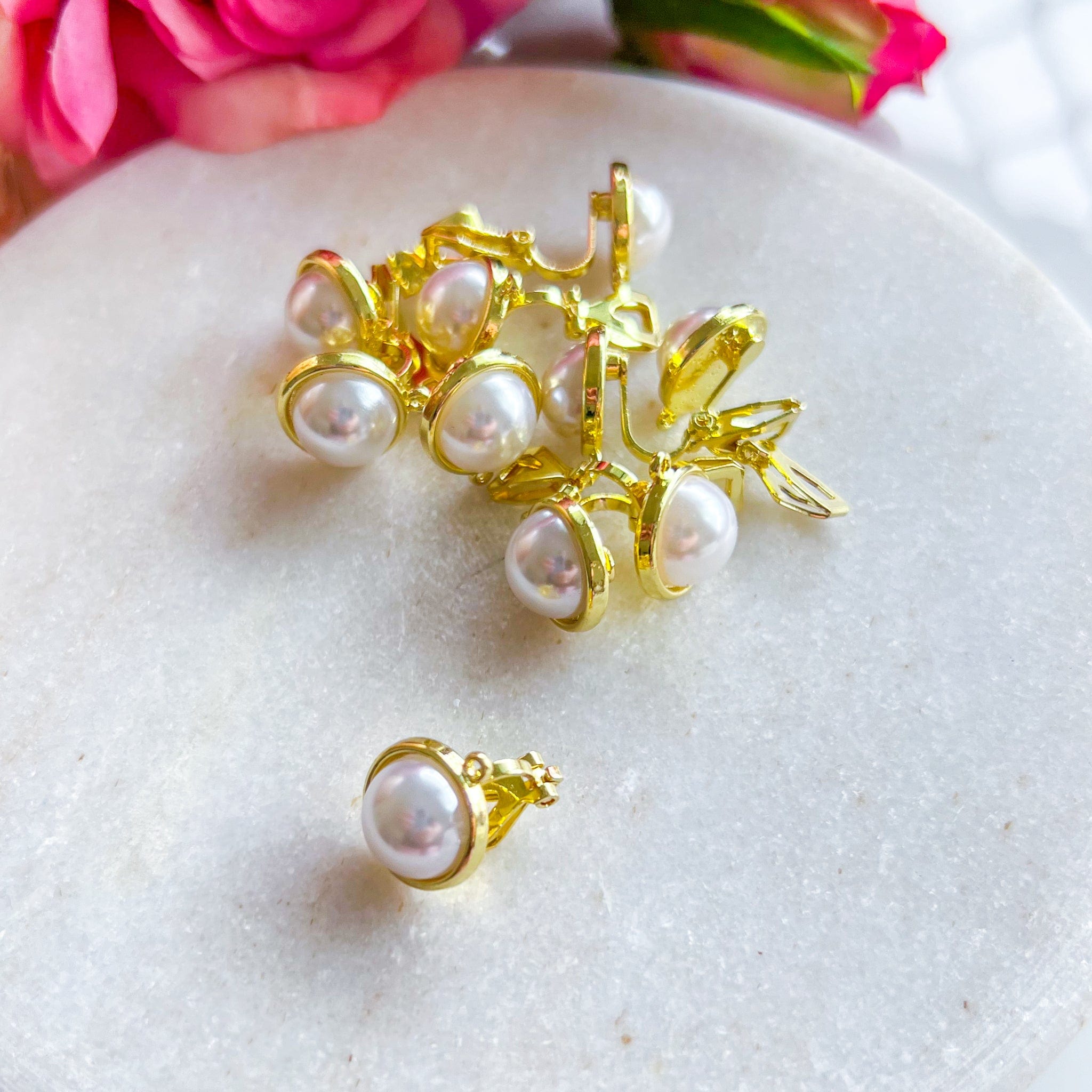 kitandco.com.au "Pearl Clip On" - Earring Stud (10pcs)