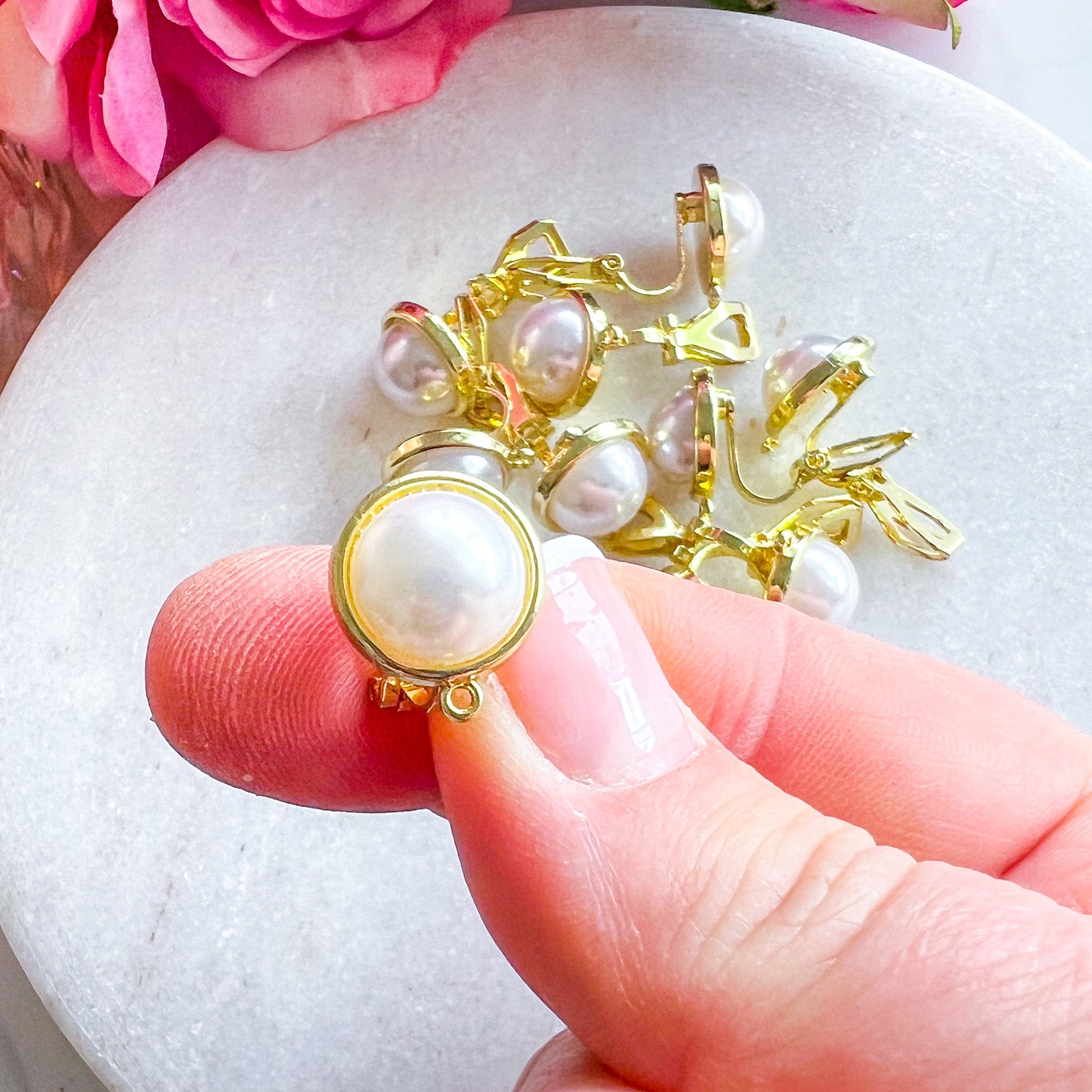 kitandco.com.au "Pearl Clip On" - Earring Stud (10pcs)