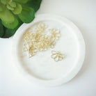 kitandco.com.au Petal Dangle Charm - 10 pcs Gold