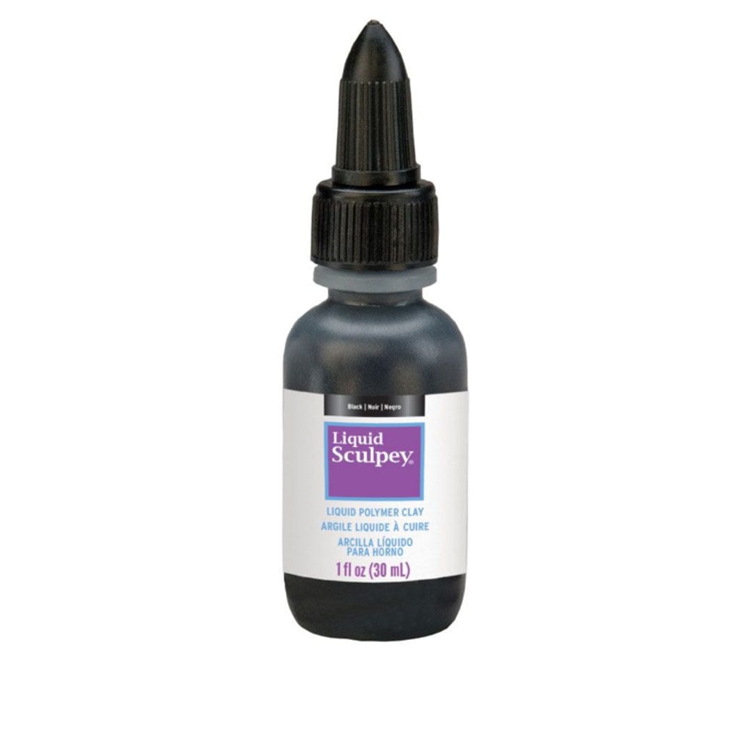 kitandco.com.au Polymer Clay Sculpey Liquid Polymer Clay - Black 30ml