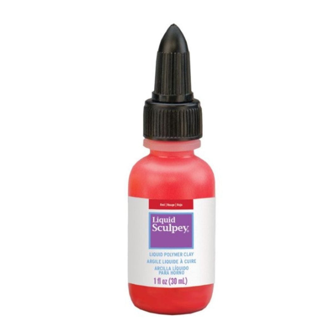 kitandco.com.au Polymer Clay Sculpey Liquid Polymer Clay - Red 30ml