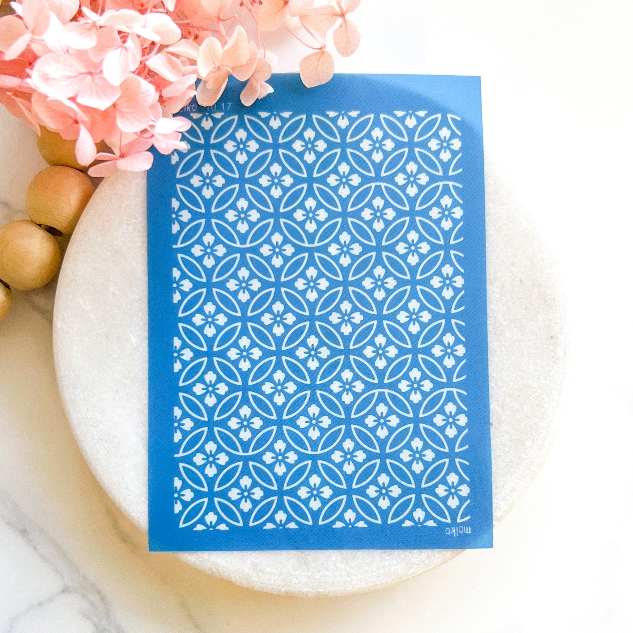 kitandco.com.au Silkscreen "Deco Flowers" Silkscreen