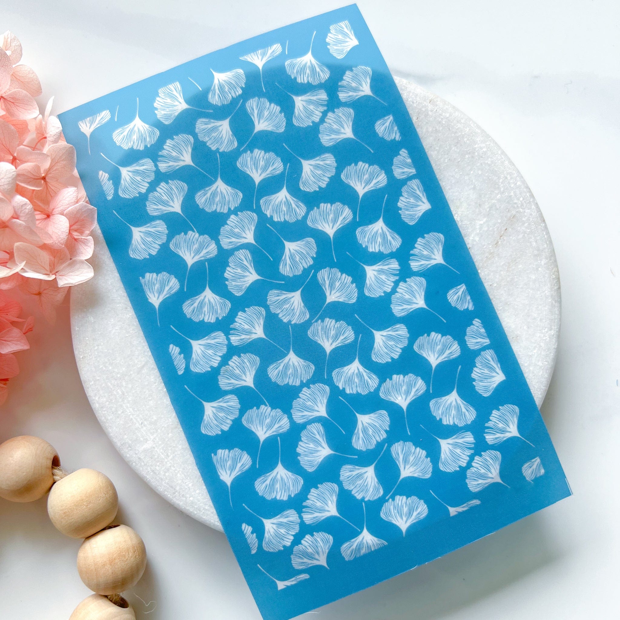 kitandco.com.au Silkscreen "Ginko Leaves" Silkscreen